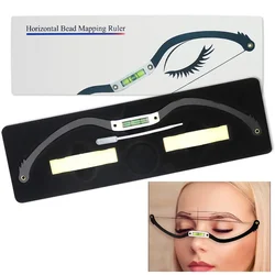 Eyebrow Ruler Metal Positioning Semi-Permannet Line Ruler Horizontal Microblading Mapping Level Eye Brow Rule Tattoo Supplies