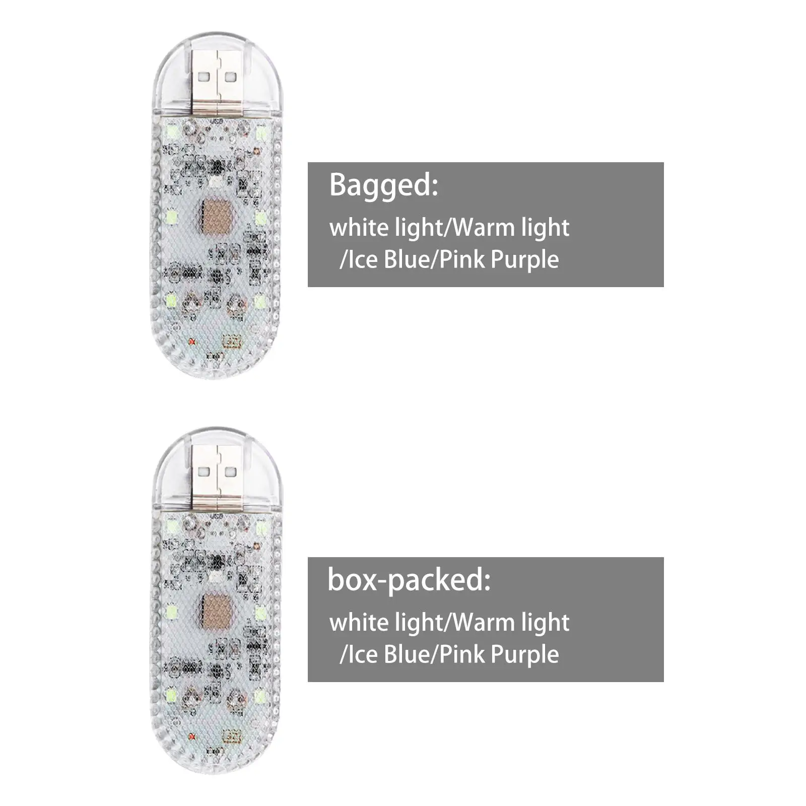 Generic Magnetic Car Interior Light Car Decor Night Light Ambient Lighting for Home Vehicle Automotive Ceiling Roof Truck