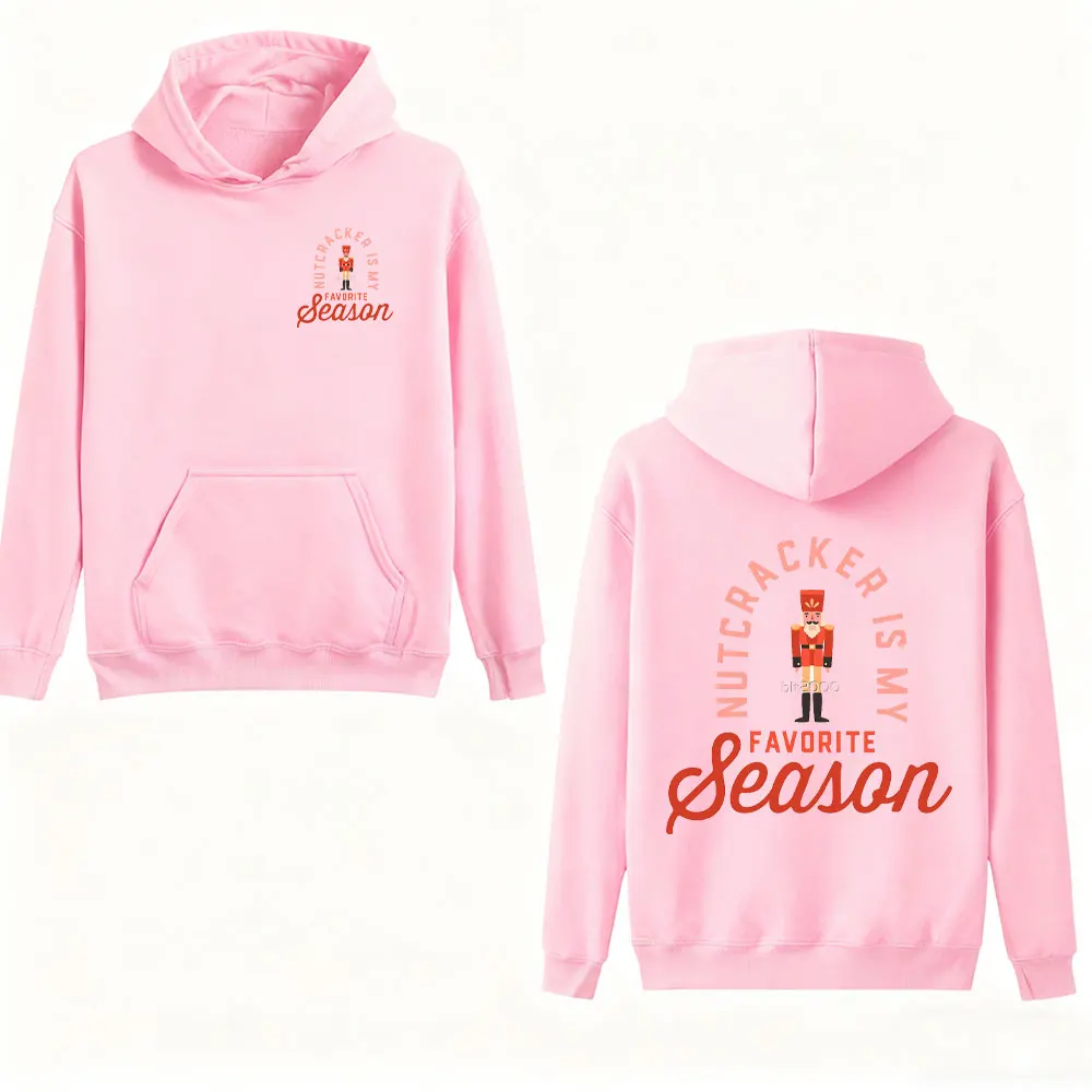Coquette mignon casse-noisette noël dessin animé sweat à capuche mignon cadeau de vacances femmes col rond Festival cadeau le théâtre vivant