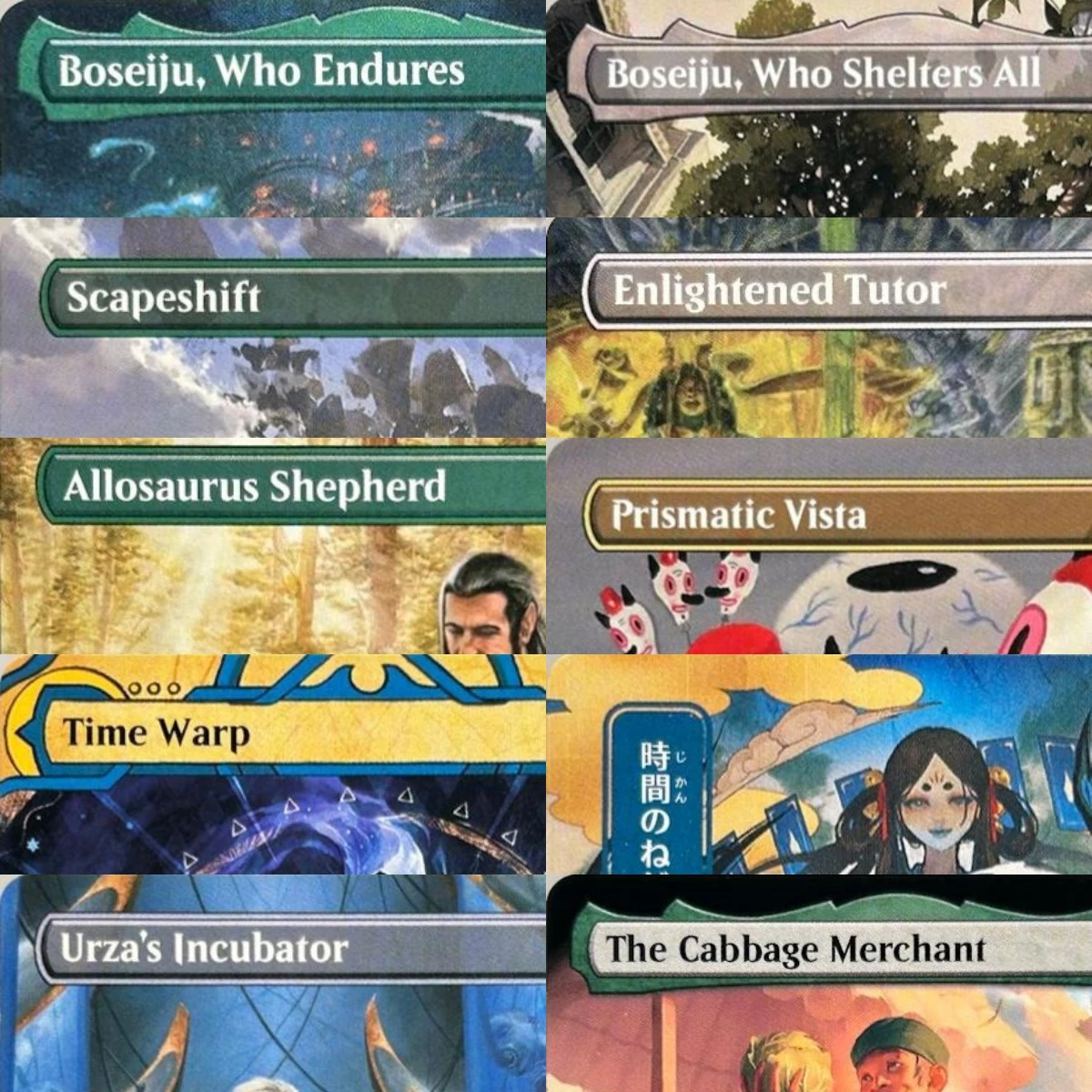 LK39 Badgermole Cub Battle Angels of Tyr Time Warp Scapeshift Orcish Bowmasters Hochwertige TCG-Proxy-Karten (Black-Core)