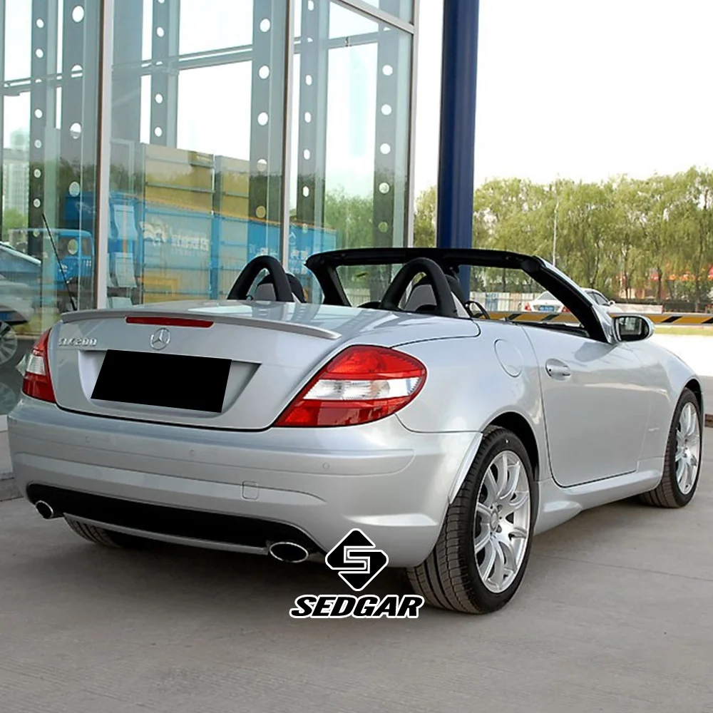 For 2004--2010 Mercedes Benz SLK R171 Trunk Spoiler SLK200 280 300 350 High Quality ABS Plastic Spoiler Trunk Boot Wing Spoiler