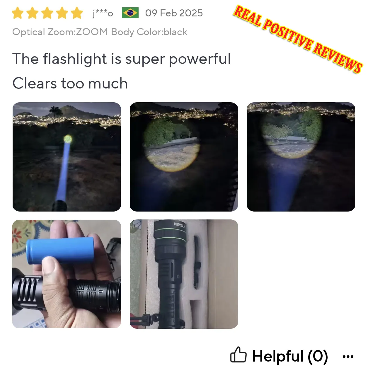 Most Powerful Long Shot LED Flashlight Zoomable Camping Torch Built-in 26650 Battery High Power Tactical Lantern for Outdoors