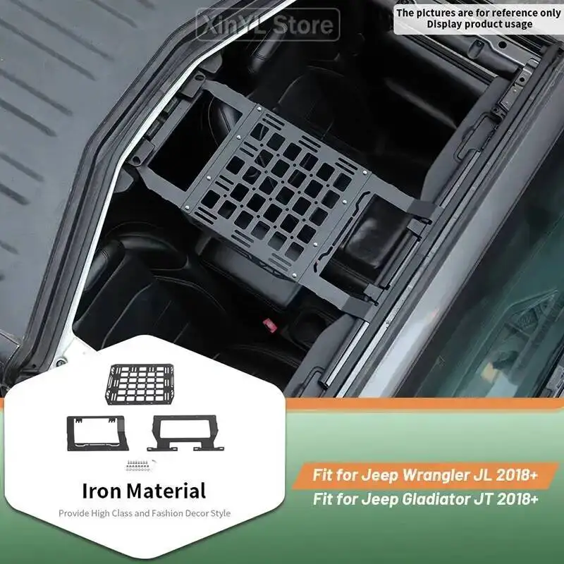 Car Front Rear Top Roof Racks Storage Luggage Shelf Organizer For Jeep Wrangler JL for Gladiator JT 2018 up Exterior Accessories