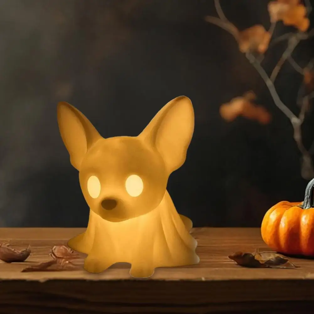 Decoration Light Halloween Dachshund Ghost Lamp Set Led Puppy Night Lights for Dog Lovers Spooky for Halloween for Bedroom - Image 5