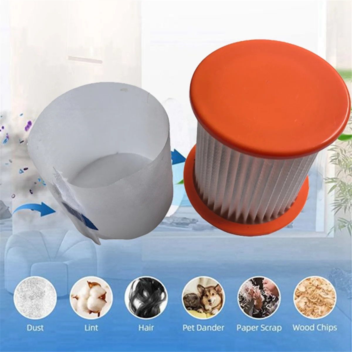 A20M 4 шт. фильтрующий элемент для N5S N5T S6T S6P Pro S610 для T120 T150 T220 T181 T180 запасные части для пылесоса