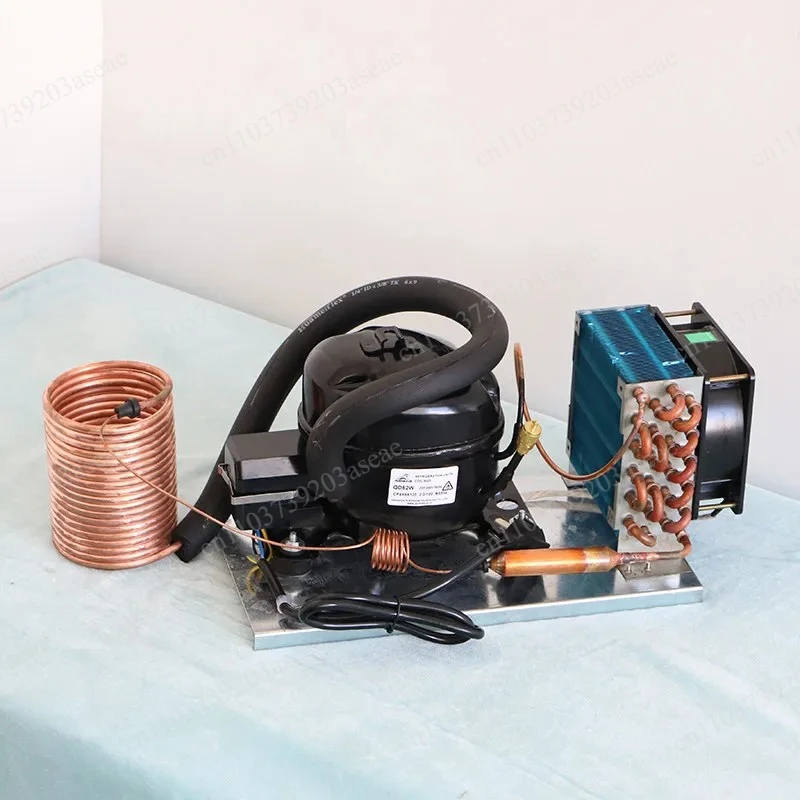 QD30W Mini Water Chiller Unit 220V Cooling Circulating Water Micro Refrigeration Compressor Kit
