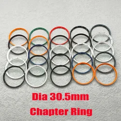 Dia 30.5mm SKX007 Watch Case Chapter Ring Fits SKX009 SRPD Case Multiple ColourInner Ring Men's diving watch parts Replace