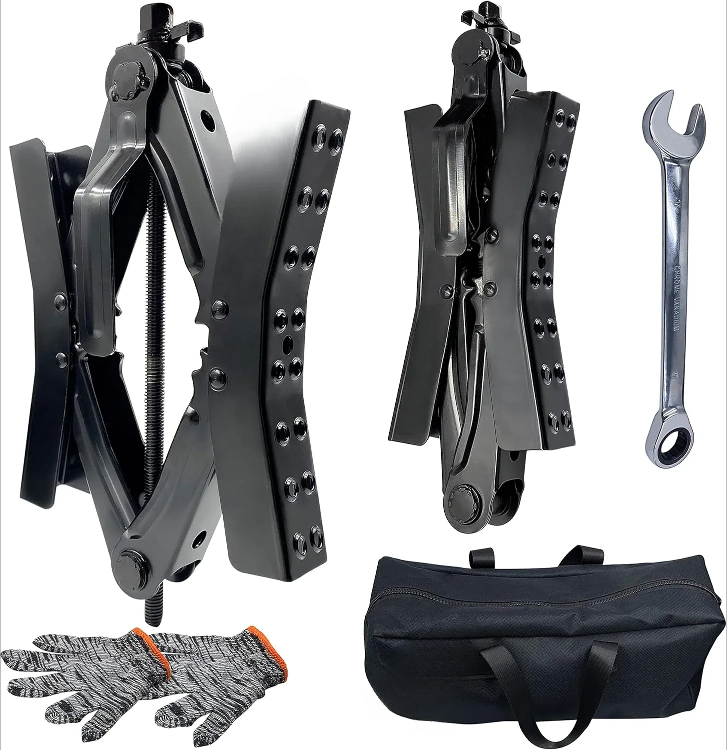 

Стабилизатор хода колеса X-Chock | Предотвращение движения шин автофургона с отверстиями для нескользящего захвата | Комплект поставляется с сумкой