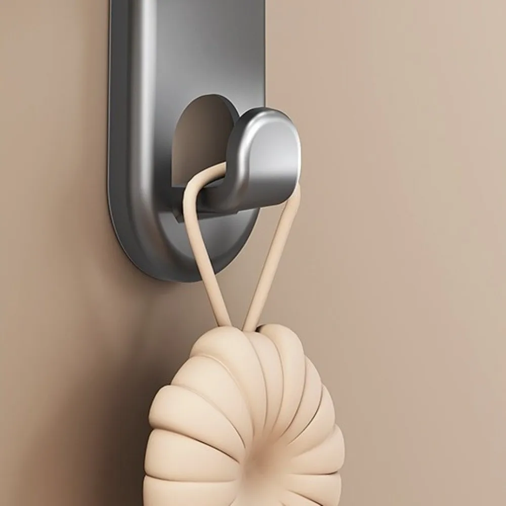 Suction Cup Rotating Towel Rack 180° Rotatable No Drill Dishcloth Draining Rack Rustproof Wall Mount Towel Hanging Holder