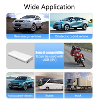 USB Plug KMH MPH Speed Meter Digital Car Head Up Display Speedometer GPS HUD Universal X2 HUD Big Font