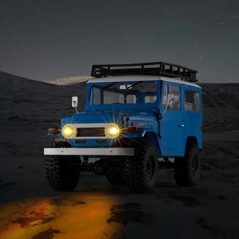 FMS 1/10 Toyota FJ40 Napęd na cztery koła Off Road Zdalnie sterowany pojazd Wspinaczka na świeżym powietrzu Twarda skorupa Symulacja samochodu Model