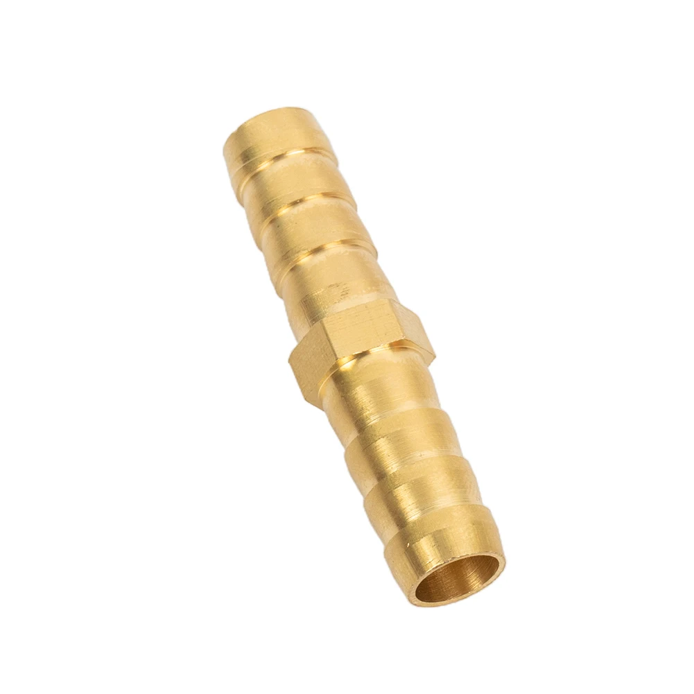 Brass Straight Pipe Joint 6mm8mm10mm12mm Brass Hose Connector Fittings Straight Connection Connectors Metal Brass Straight Pipe