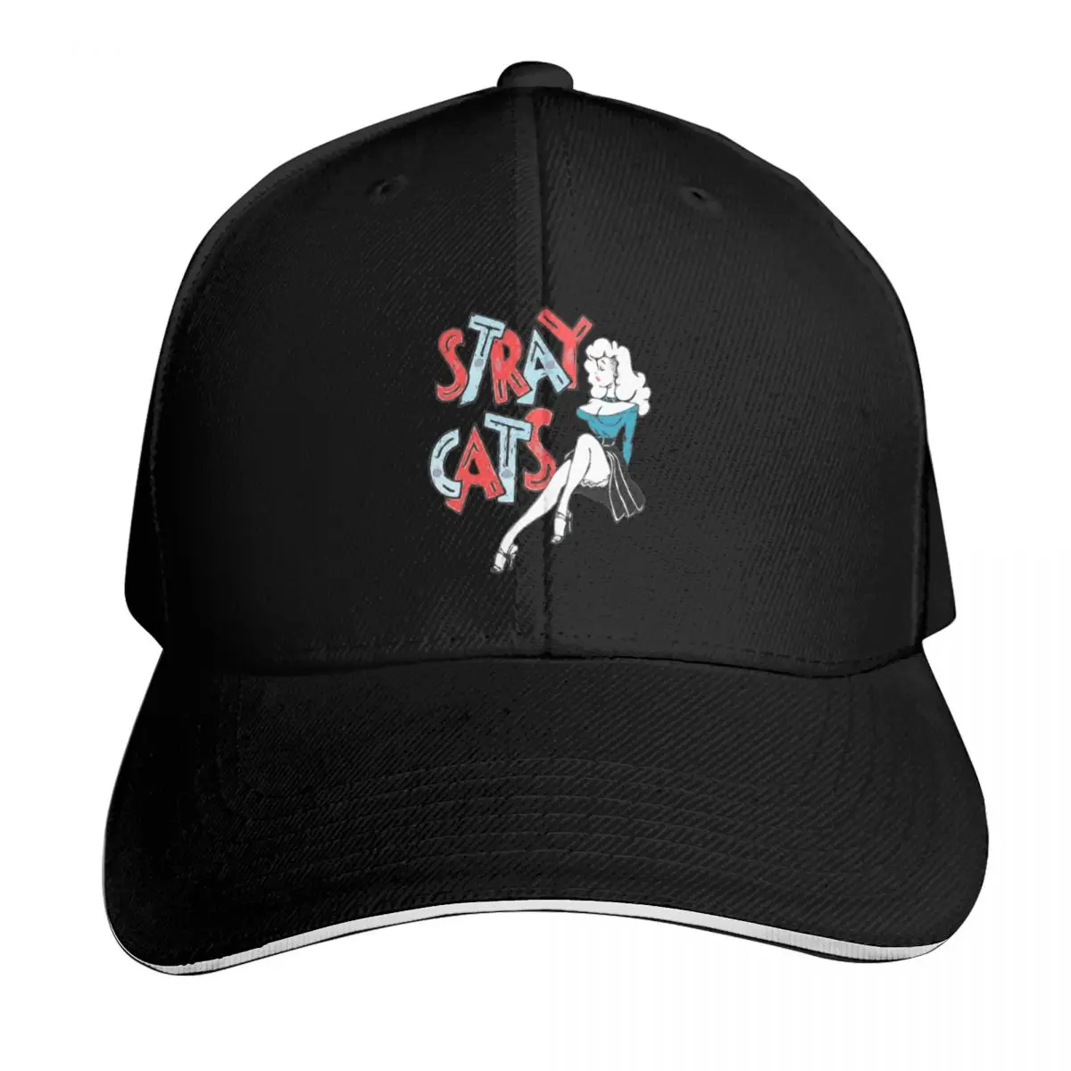Stray Cats Baseball Cap Outdoor Golf Running Hiking Summer Beach Travel Streetwear Hip Hop Trendy
