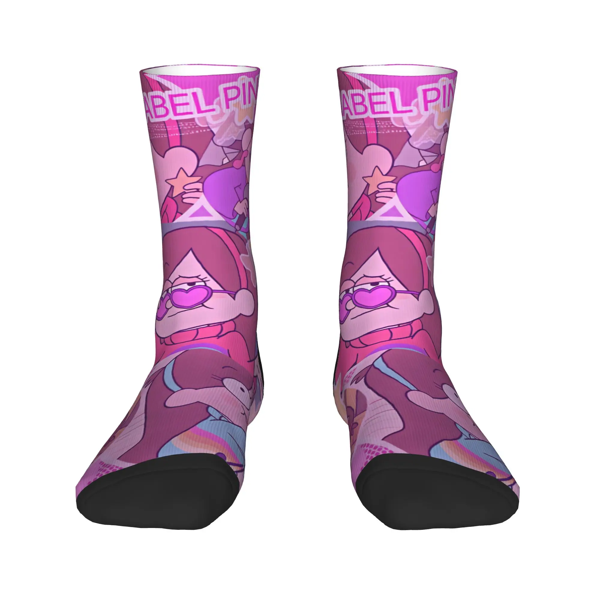 Mabel Socks G-Gravity Falls Anti Slip Stockings Men High Quality Outdoor Socks Winter Casual Graphic Socks