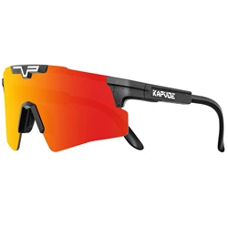 Kapvoe Fashion Cycling Sunglasses Men Photochromic Bicycle Glasses Bike MTB UV400 Women Eyewear Baseball Outdoor Sport Goggles
