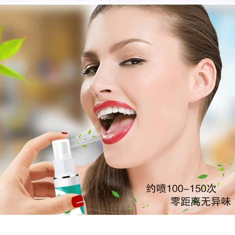 1pcs 30ml Mouth Freshener Mouth Spray Oral Odor Treatment Spray Refresher Fresh Breath Remove Bad Breath Smoke for Men or Women