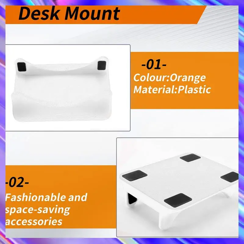 

For 2024 Mac Mini M4 M4pro Vertical Stand Desk Mount For Mac Mini Accessories Easy Installation B