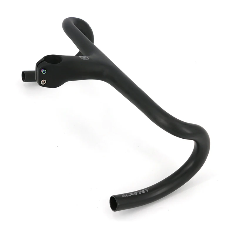 Carbon Road Handlebar Rova Alpinist SL7 Carbon Road bike Bicycle Integrated Handlebar with Stem 28.6mm 380/400/420/440mm