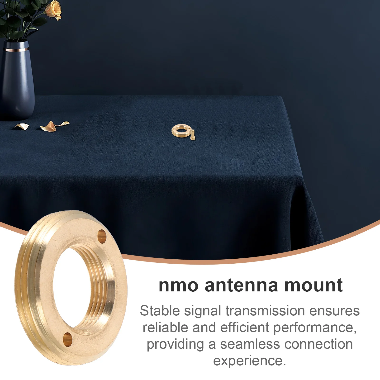 

NMO Converter SO239 to NMO Mount Aluminum VHF UHF Antenna Radio Connector Sucker Adapter Lightweight Stable Transmission Easy