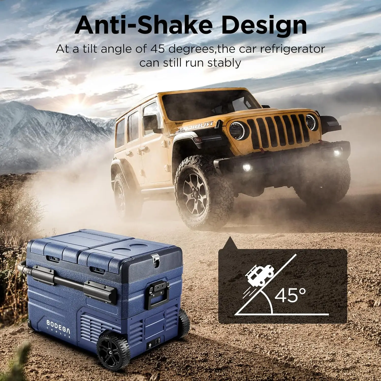 Frigorifero per auto da 12 Volt, frigorifero per auto da 37 litri (35 L), frigorifero portatile a doppia zona, controllo APP, da -4 a 68 ℉   Frigorifero per camper