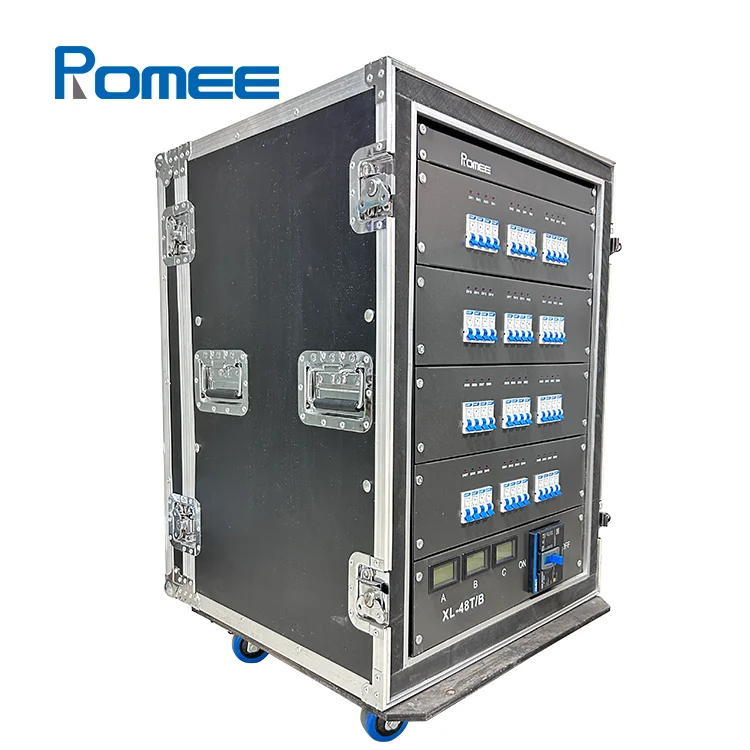 

48 4KW Power Switch Box Independent Three-Phase Intelligent Power Distribution Box for DJ Event Stage Voltage Control