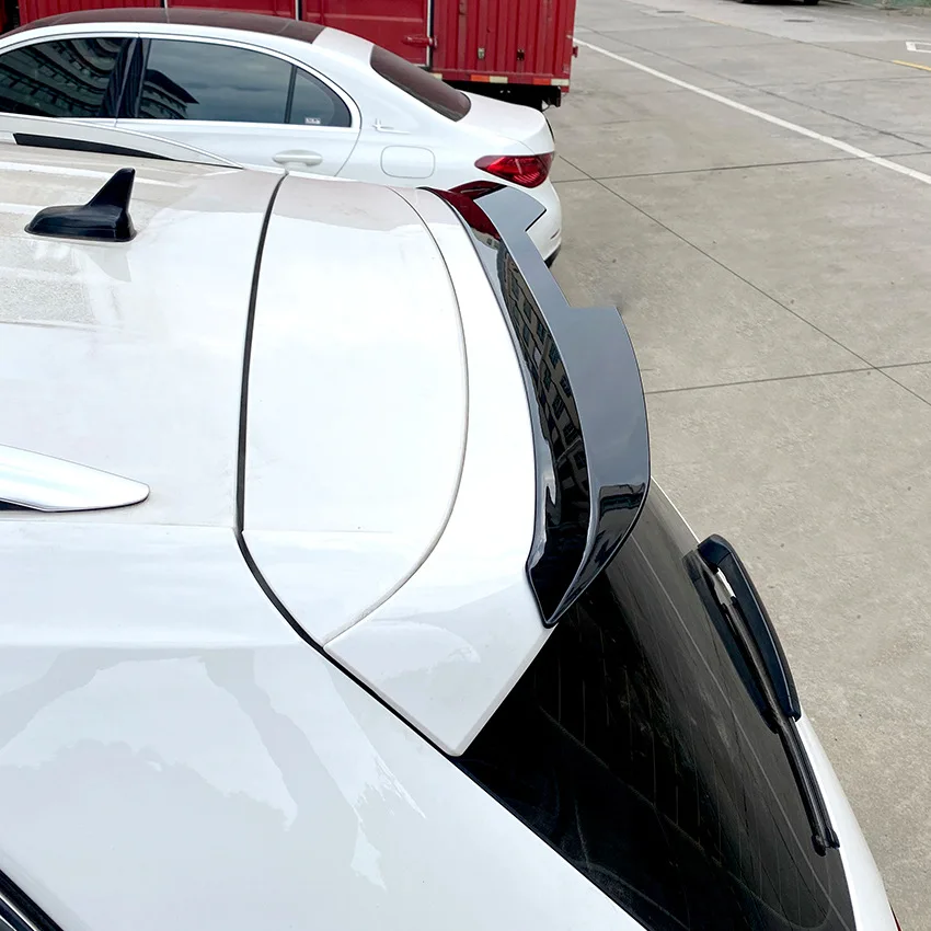Car Rear Roof Spoiler Wing For Volkswagen VW Tiguan MK2 R R-Line 2017-2023 Tail Spoiler Wings Auto Body Kits - view 5