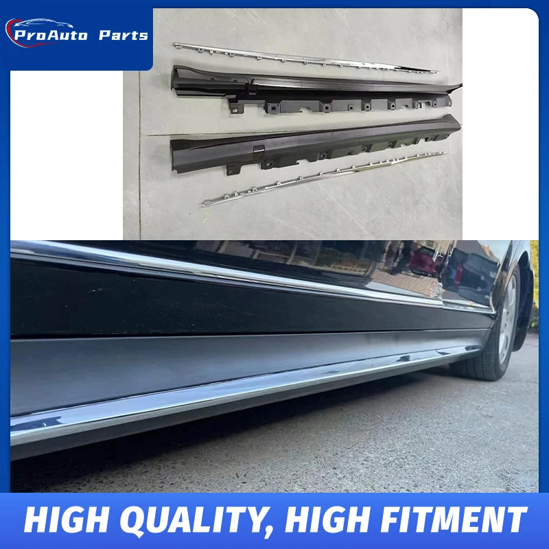 For Mercedes-Benz S-Class W222 S63 S65  Style Side Skirts (Long & Short Wheelbase) 2014-2020 S450 S320 Side Skirts