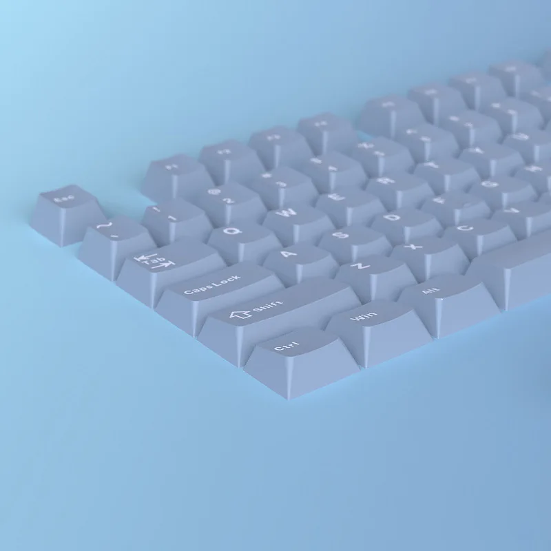 Key cap PBT material, engraved small set, 126 keys, original factory height, dual color