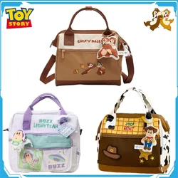 Disney Tote Crossbody Bag Chip 'n' Dale Backpack Children's Storage Bag Student Travel Shopping Handbags Cartoon Holiday Gifts