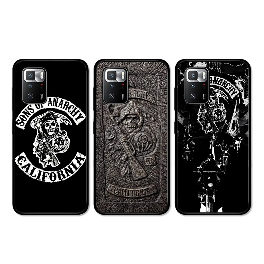 Sons Of Anarchy TV Phone Case For Redmi 5 6 7 8 9 10 Plus Pro 6 7 8 9 A GO K20 K30 K40 Pro Plus F3 Fundas