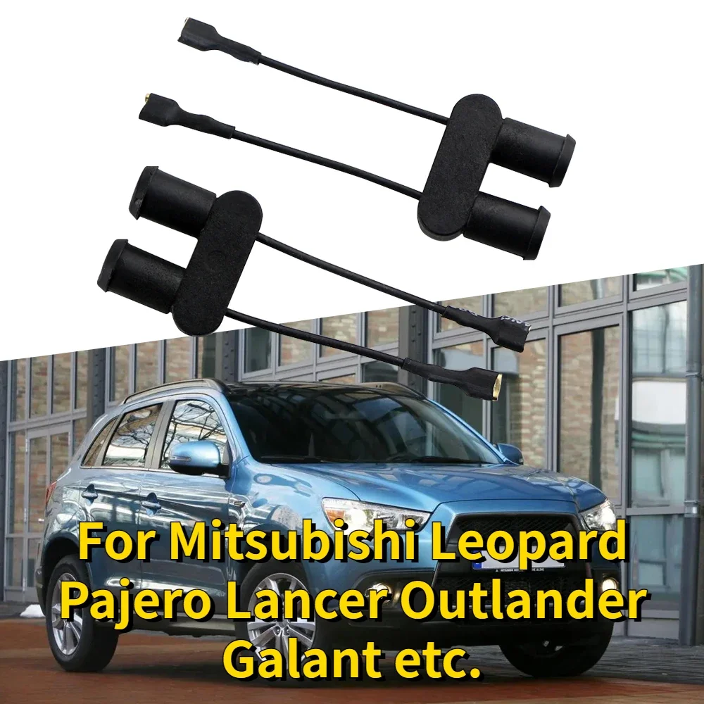 2pcs Car Horn Speaker Adapter Wiring Harness Plug for Mitsubishi Leopard Pajero Lancer Outlander Galant Acc.