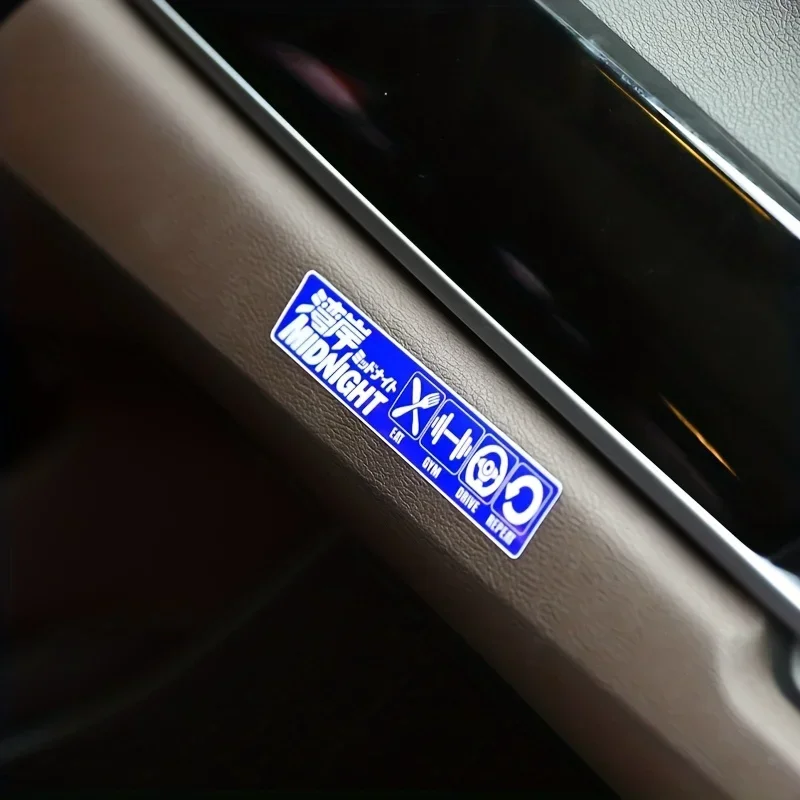 สติกเกอร์ติดรถยนต์โลโก้“วังกัน มิดไนท์” 1 ชิ้น อุปกรณ์ตกแต่งรถยนต์ที่ไม่เหมือนใครเพื่อการปรับแต่งรถยนต์