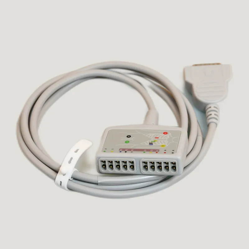 2104723-001 10-Lead Patient Monitor Cable | GE Compatible American Standard EKG Trunk Cable