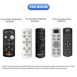 AODELAN ML-L7A Wireless Shutter Release for Nikon Z30, Z6 II, Z7 II, Z fc, P1000, P950, Z50, B600, A1000 Replace Nikon ML-L7