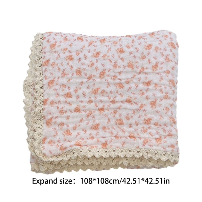 Baby Blanket Stroller Blanket Breathable Wrap Baby Quilt Baby Receiving Blanket Bath Towel for Toddlers Newborns