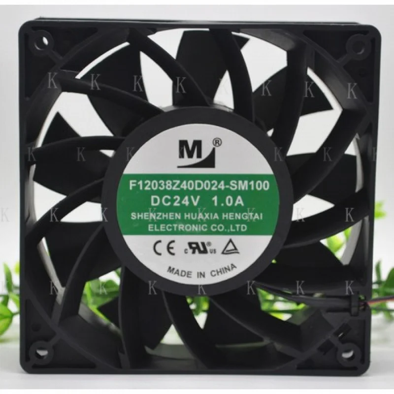 

C ДЛЯ F12038Z40D024-SM100 24 В 1,0 А 24 Вт 12038 12 см 2 линии инверторный охлаждающий вентилятор