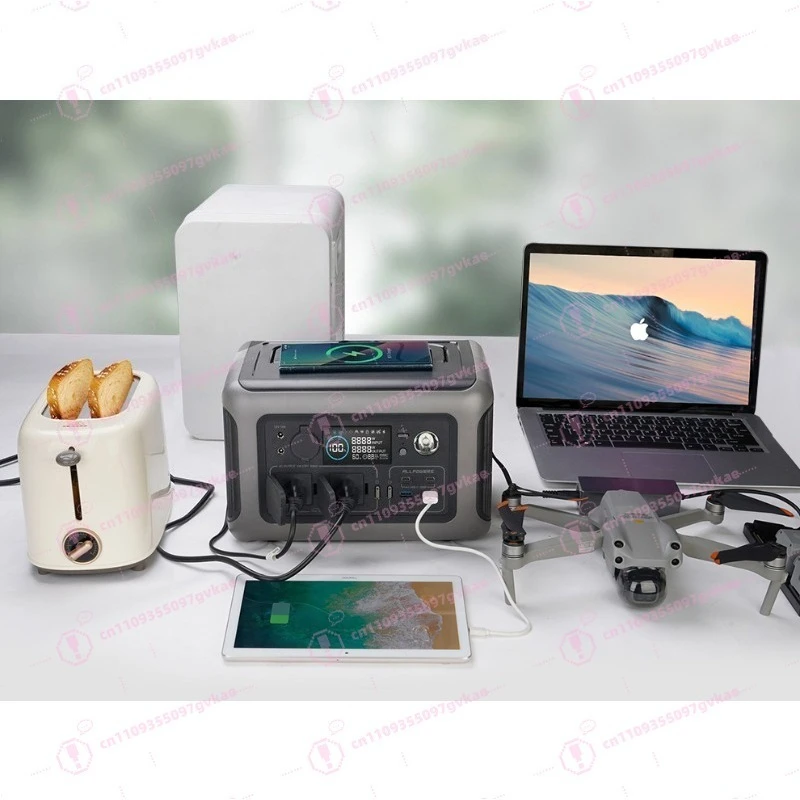 High-power Energy Storage Power Supply Multi-functional Emergency Power Supply 600W Outdoor Power Bank R600