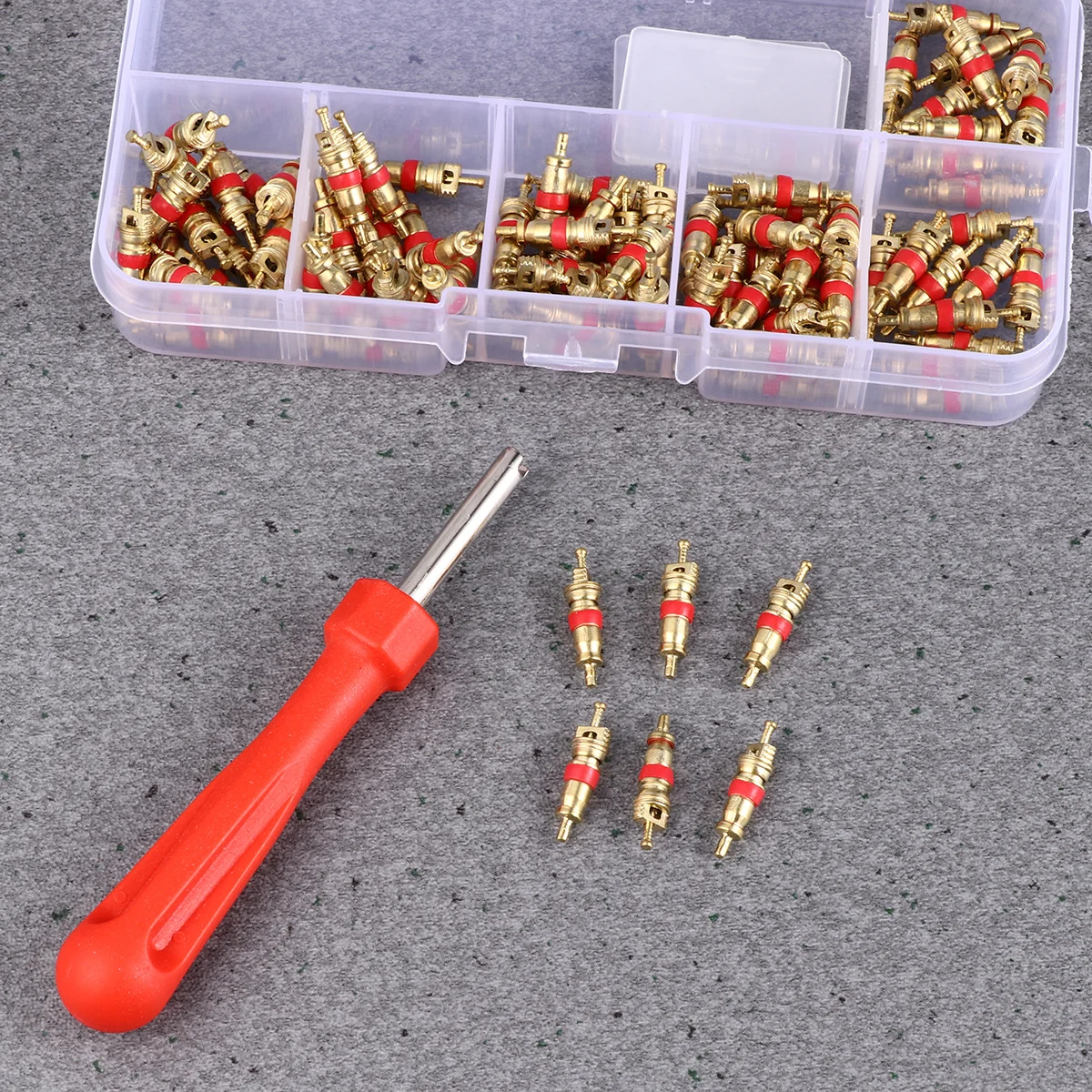 

101pcs Tire Core Wrench Set Valve Stem Removal For Car Truck Motorcycle Bike Core Removal Tool Auto Repair Maintenance Tool