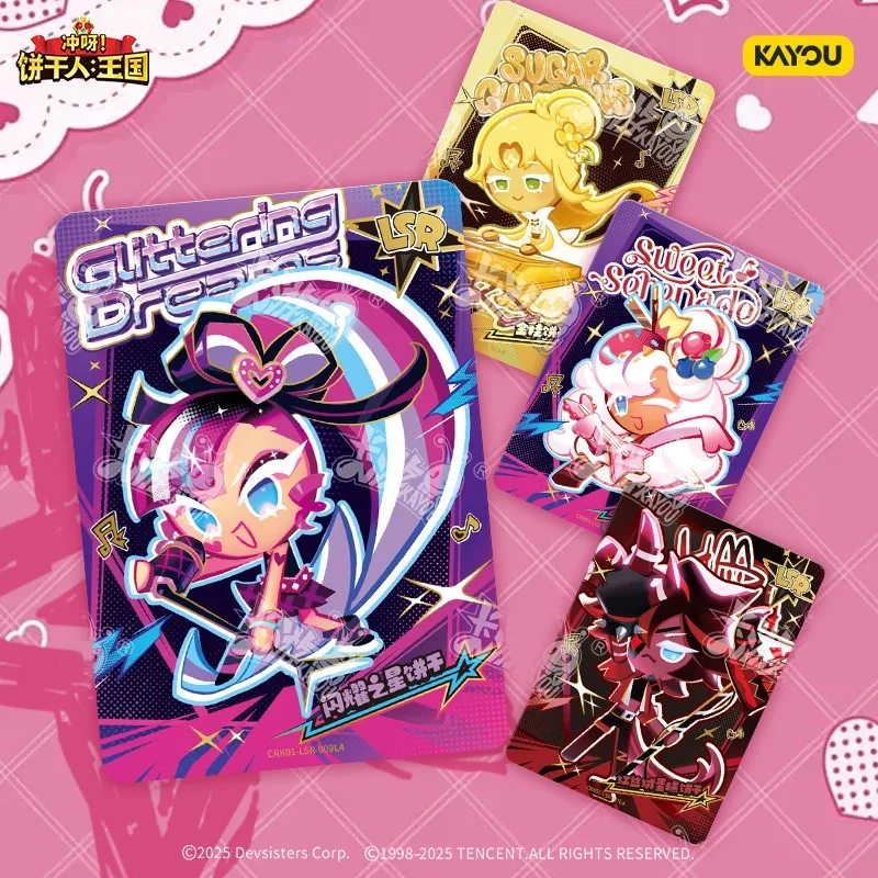 kayou-cookie-run-kingdom-braveheart-trading-card-blind-box-crispy-pack-estilo-chino-sgr-sc-tarjeta-coleccionable-rara-con-lamina-metalica-juguete-regalo