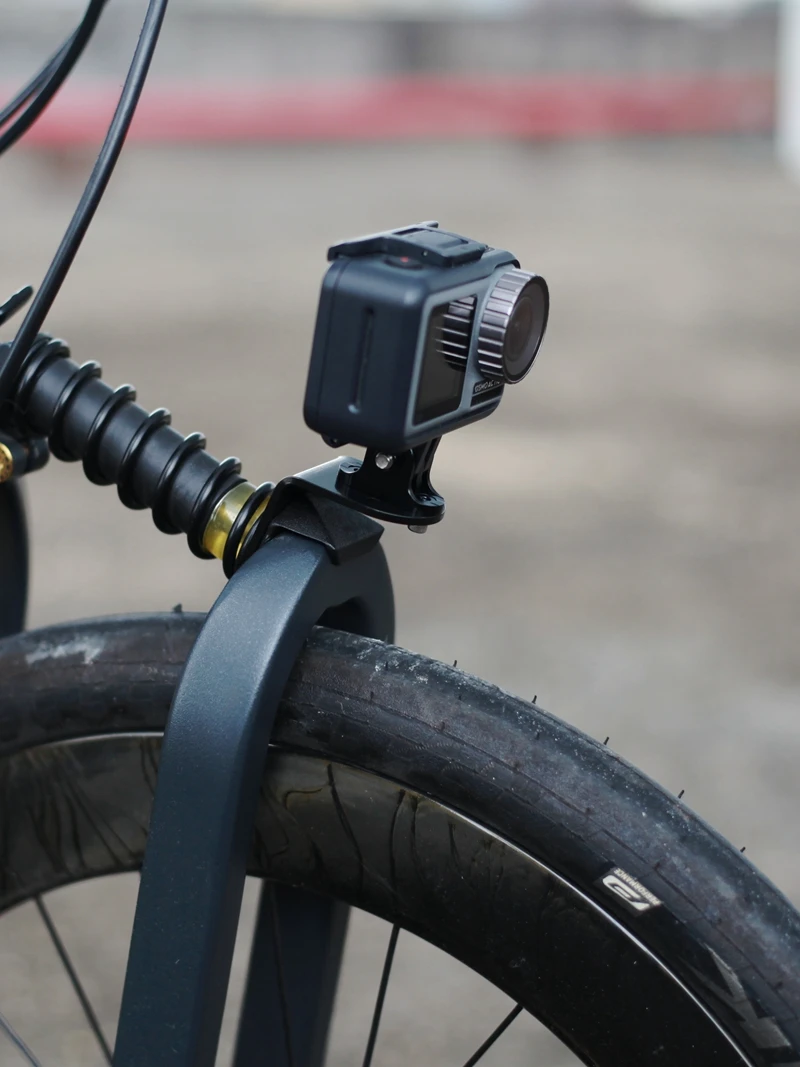 Mr.TiPARTS Birdy Fork Car Light Bracket Multi-Functional Interface Sports Camera Extension Bracket Bicycle Riding Equipment P...