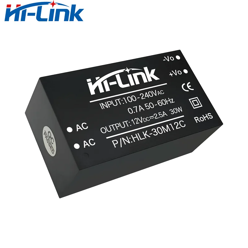 Hi-Link 5V/9V/12V/15V/24V 15W 20W 30W 3A 1660mA 1250mA 1A 625mA 6A 3.3A 2.5A 2A 1250mA 3000Vac 15W 30W ACDC Moduł zasilania — zdjęcie 4