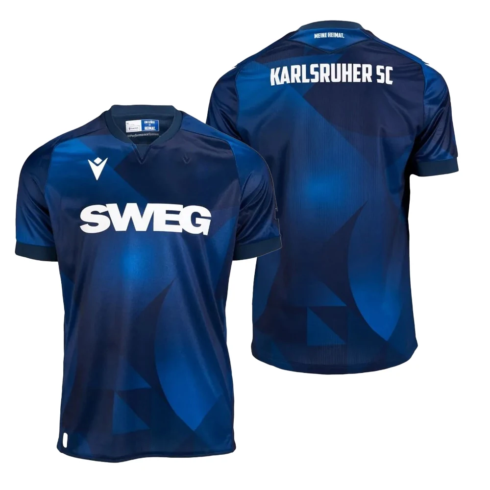 

Macron 25-26 Season Home And Away Jersey Dark Blue Comfortable Loose Breathable Fast Drying Men's Sports T-Shirt Summer Style