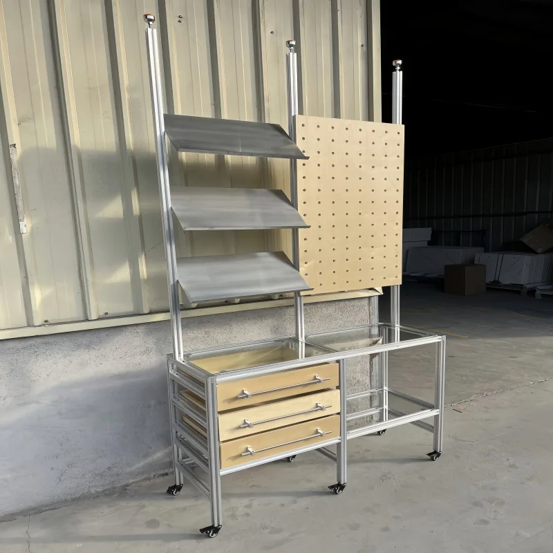 Multifunctional lockers Multi-layer floor-to-ceiling household kitchen shelves