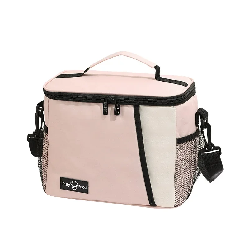 Multifunction Large Capacity Cooler Bag Waterproof Oxford Portable Zipper Thermal Lunch Bags for Women Lunch Box Picnic Food Bag