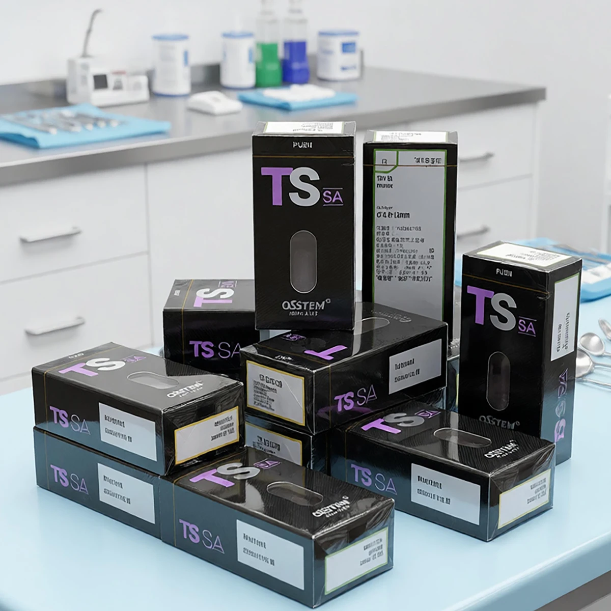 6Pcs/Lot Original Dental Oss TSIII SA Implant Screw 1.5° Tapered Body SA Surface Premium Korean Quality In-Stock Ready