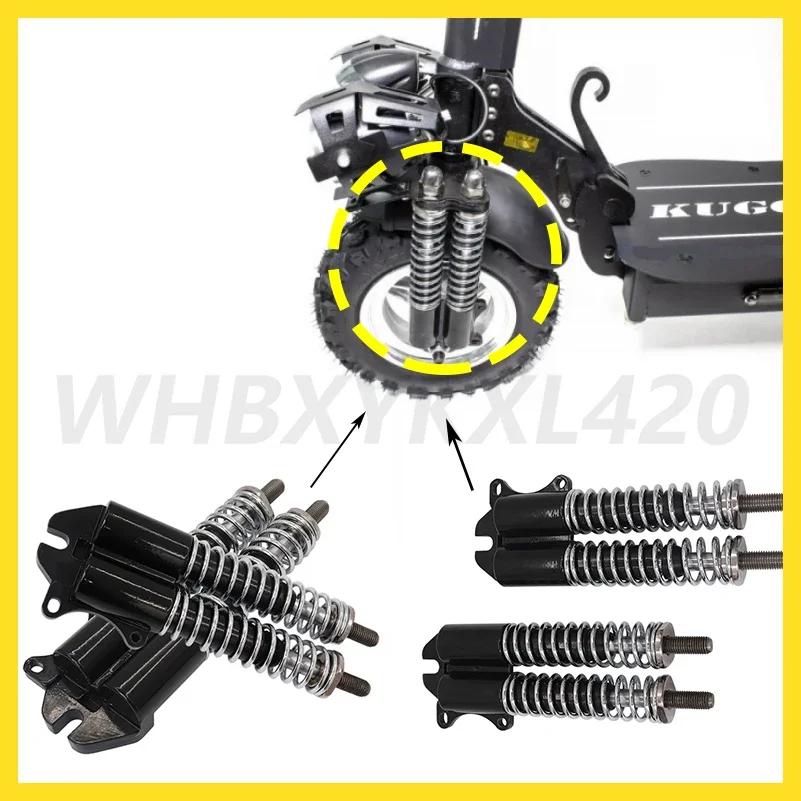 Double Drive Hydraulic Front Shock Absorber for KUGOO M5 Electric Scooter Parts 12mm Oil Pressure Strong Absorption