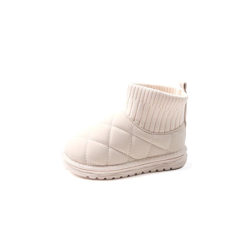 2023  Winter New Boys Girls Children Snow Boots Warm Cotton Shoes