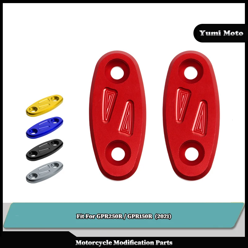 

Motorcycle Rearview Mirror Seat Decorative Cover Mirror Base Hole Cap Fit For Aprilia GPR250R GPR150R 2021 GPR 250R 150R