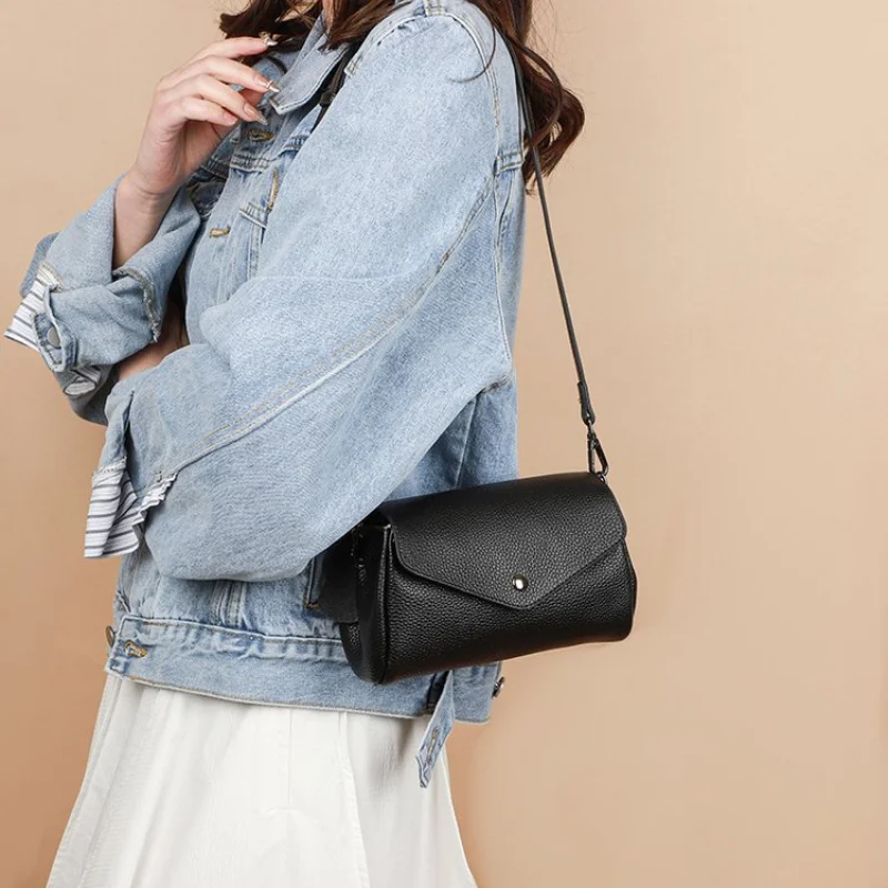 

Luxury Brand Fashionable Leather Women's Shoulder Bag Elegant Classic Paris Designer Trendy Daily Vintage Bag