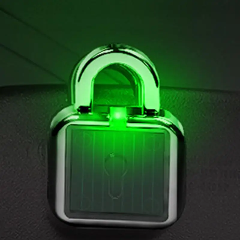 Car Solar Warning Light Vehicle Fake Lock LED Security Light Waterproof LED Solar Car Flashing Alarm Safety Light Simulation